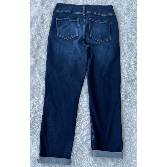 NWT No Boundaries Blue Jeans Super High-Rise Capri  Women Sz 9 NWT - Picture 8 of 11